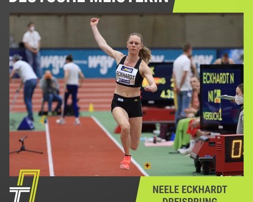 NLV holt zwei Medaillen bei Hallen-DM - Neele Eckhardt gelingt Titelverteidigung