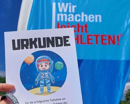 Mal ein ganz anderer Start in die Herbstferien -  das Astronautentraining an der Grundschule Evesen